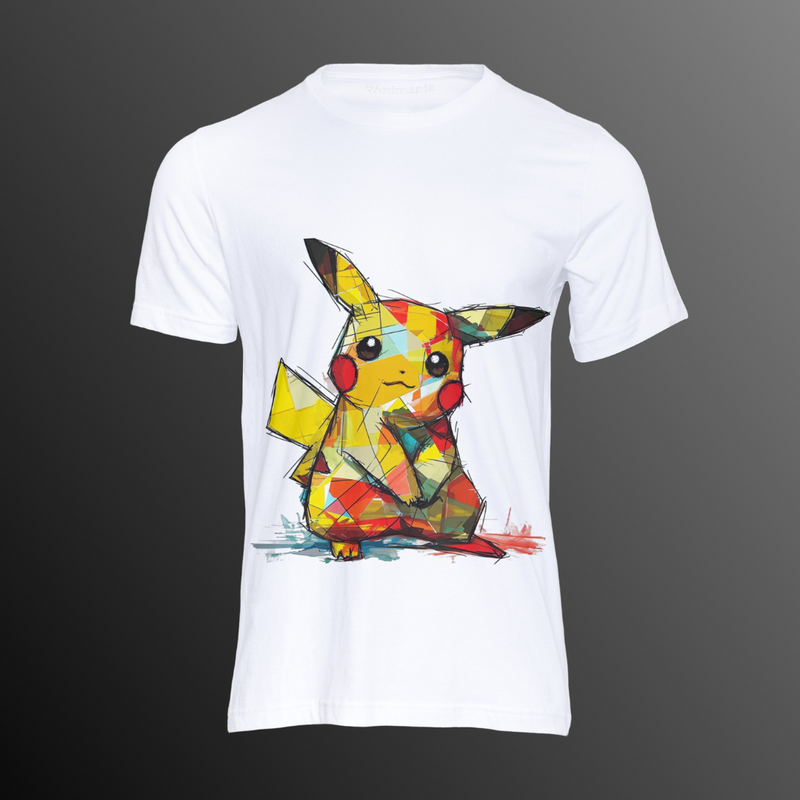 Camiseta Pikachu - Picasso Style